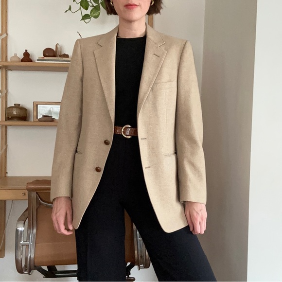 Vintage Cashmere Blazer - Picture 2 of 7